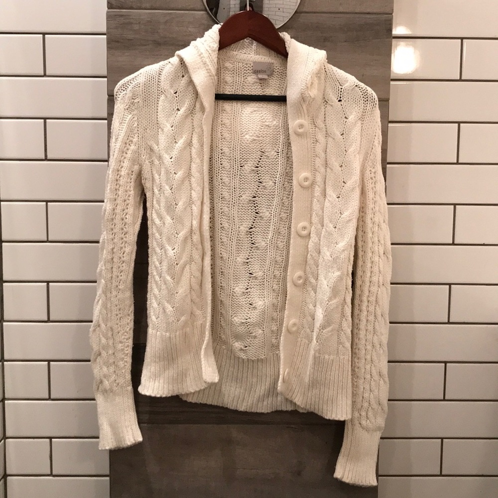 Caslon hooded sweater